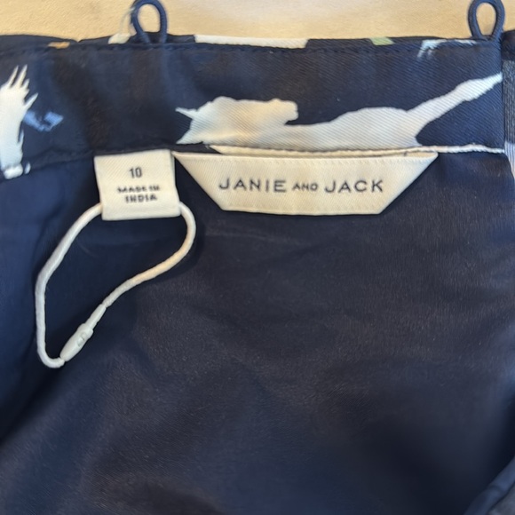 NWOT Janie and Jack horse ruffle sleeveless dress. Size 10 - Picture 5 of 5